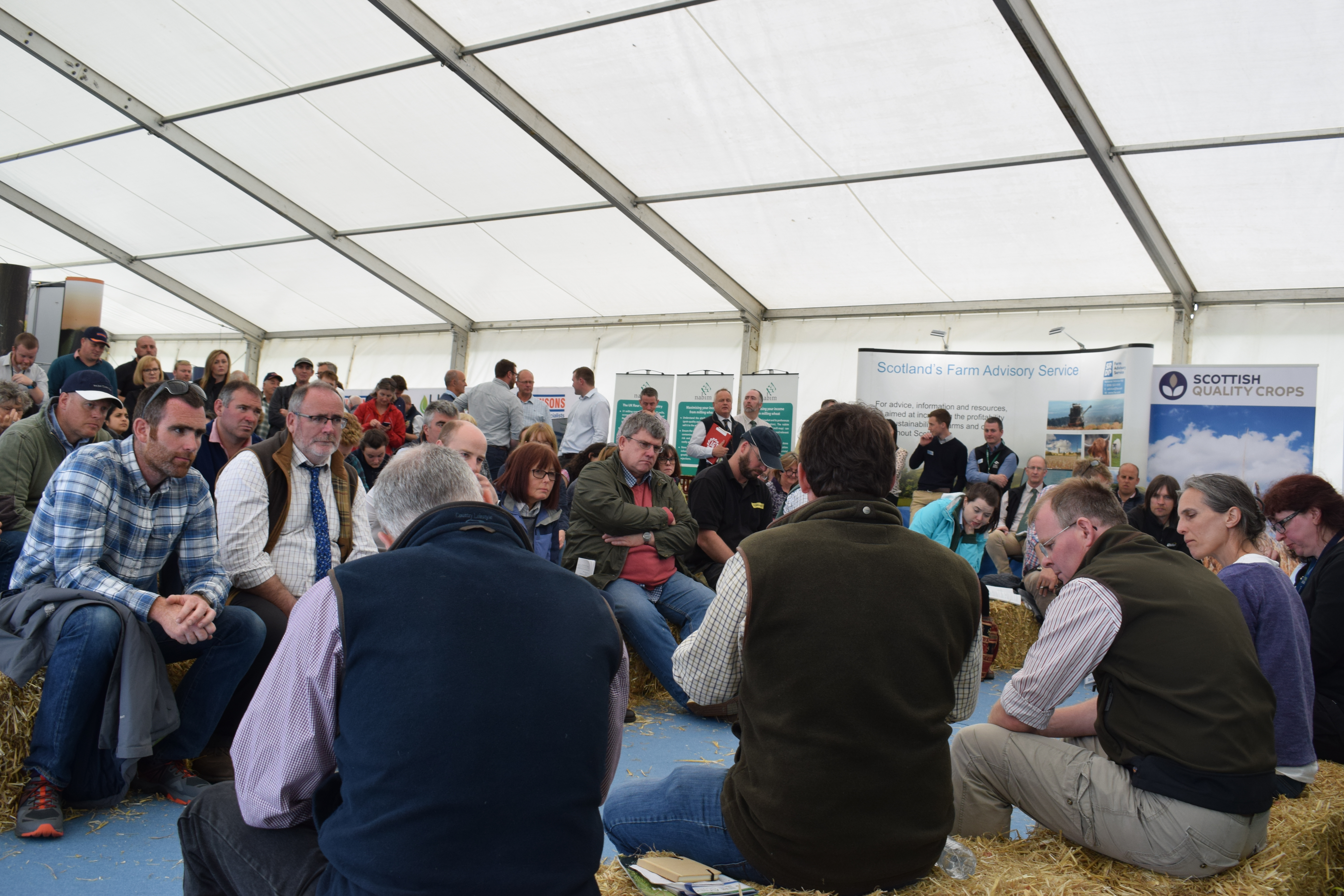 Arable Conversations taking place at Arable Scotland