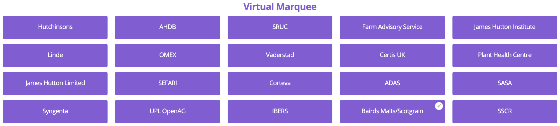 Virtual Marquee Field Map